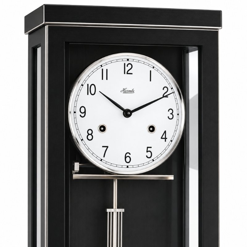 Đồng Hồ Treo Tường Hermle 70989-740141 – Lên Cót Tay 14 Ngày, Điểm Chuông Thanh Lịch Và Tắt Chuông Ban Đêm - Ảnh 3
