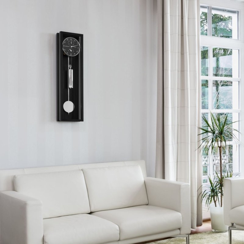 Đồng Hồ Treo Tường Hermle 71007-740761 – Bộ Máy Cơ Trữ Cót 31 Ngày, Kính Bao Quanh, Quả Lắc Thanh Lịch - Ảnh 6
