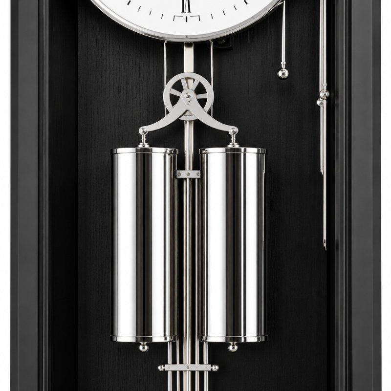 Đồng Hồ Treo Tường Hermle 71009-740351 – Chuông Westminster 4/4, Lên Cót 8 Ngày, Tự Ngắt Chuông Đêm - Ảnh 4