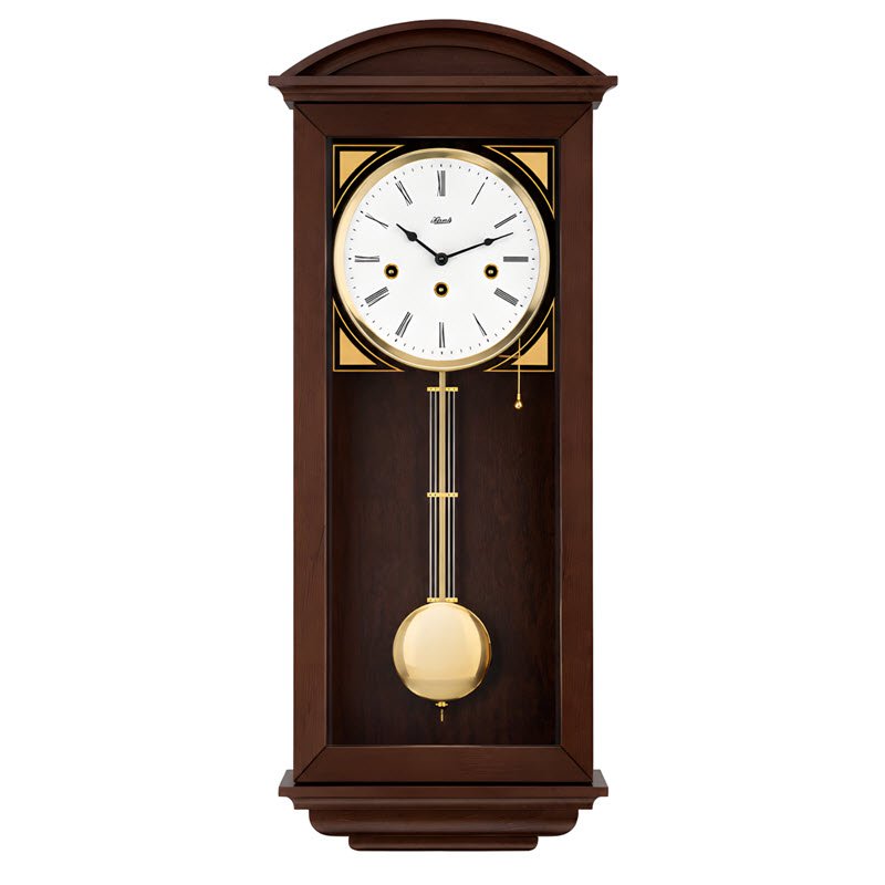 Đồng Hồ Treo Tường Hermle 71025-030341 – Máy Cơ Trữ Cót 8 Ngày, Chuông Westminster 4/4, Tự Tắt Chuông Ban Đêm