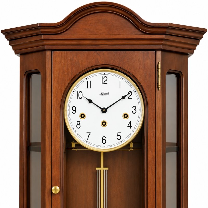 Đồng Hồ Treo Tường Hermle HNA70305N90341 – Bộ Máy Cơ Không Dùng Pin, Chuông Westminster, Tắt Chuông Thủ Công - Ảnh 3