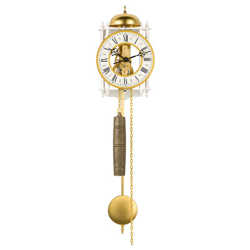 Đồng Hồ Treo Tường Hermle 70733-000711 – Lộ Máy Skeleton Tinh Xảo, Quả Lắc Cơ Chuyển Động Nhịp Nhàng, Chuông Điểm Giờ Cổ Điển